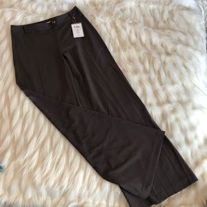 NWT CAbi Wide leg Trouser Pant Smoke Brown SZ 6